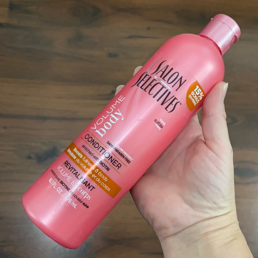 NEW Salon Selectives Volume Body Conditioner 16.1 Fl. Oz. Sulfate Free Biotin